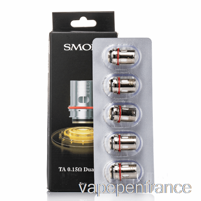 Bobines De Remplacement Smok Ta 0,15ohm Ta Stylo Vape à Double Bobine